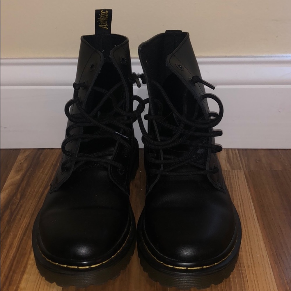Leather boots